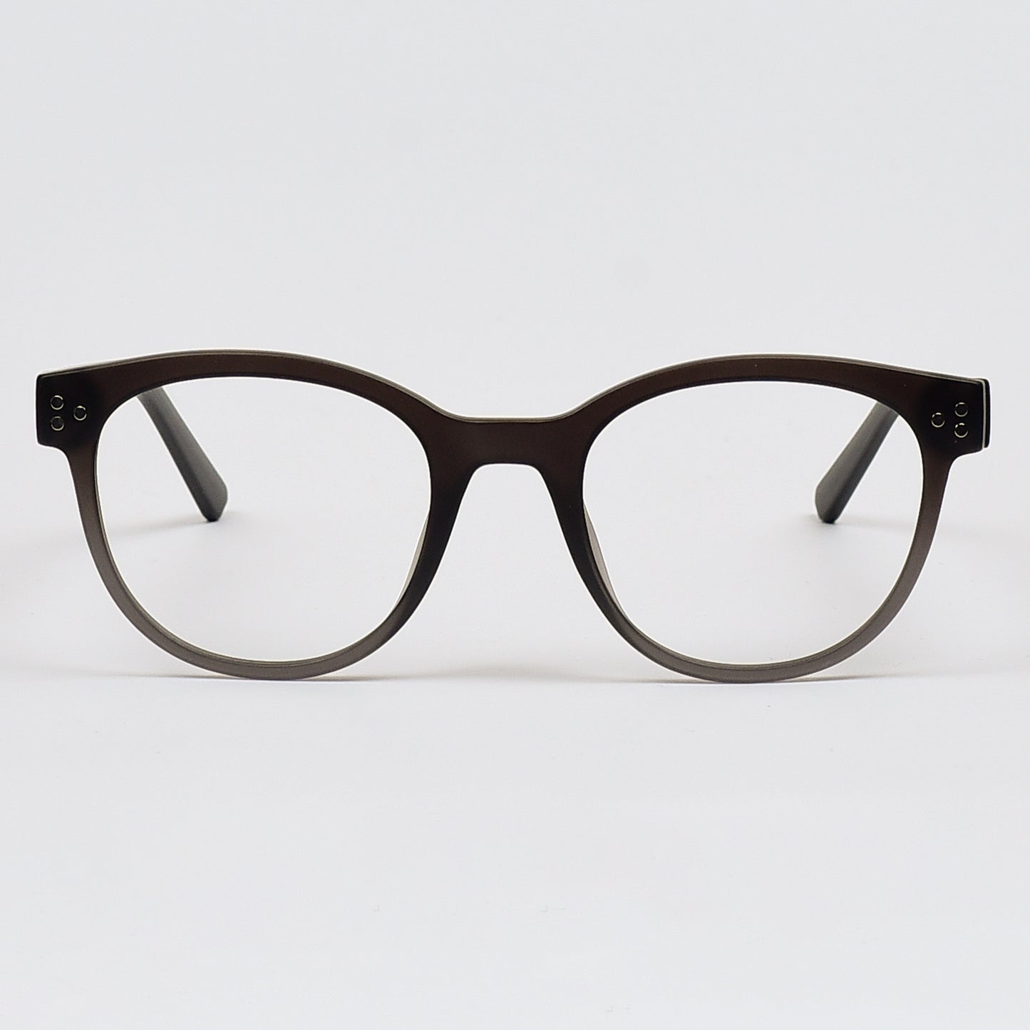 Ultra Light Round Flexible Clip-On Eyeglasses
