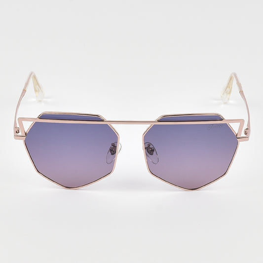 Geometric Cat Eye Sun Glasses For Women (Polarized)