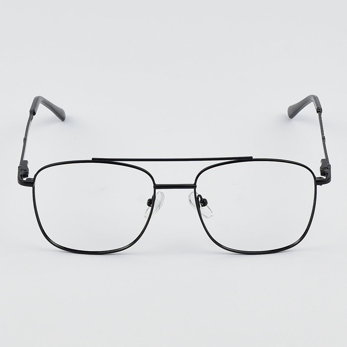 Metal Black Aviator Eye Glasses