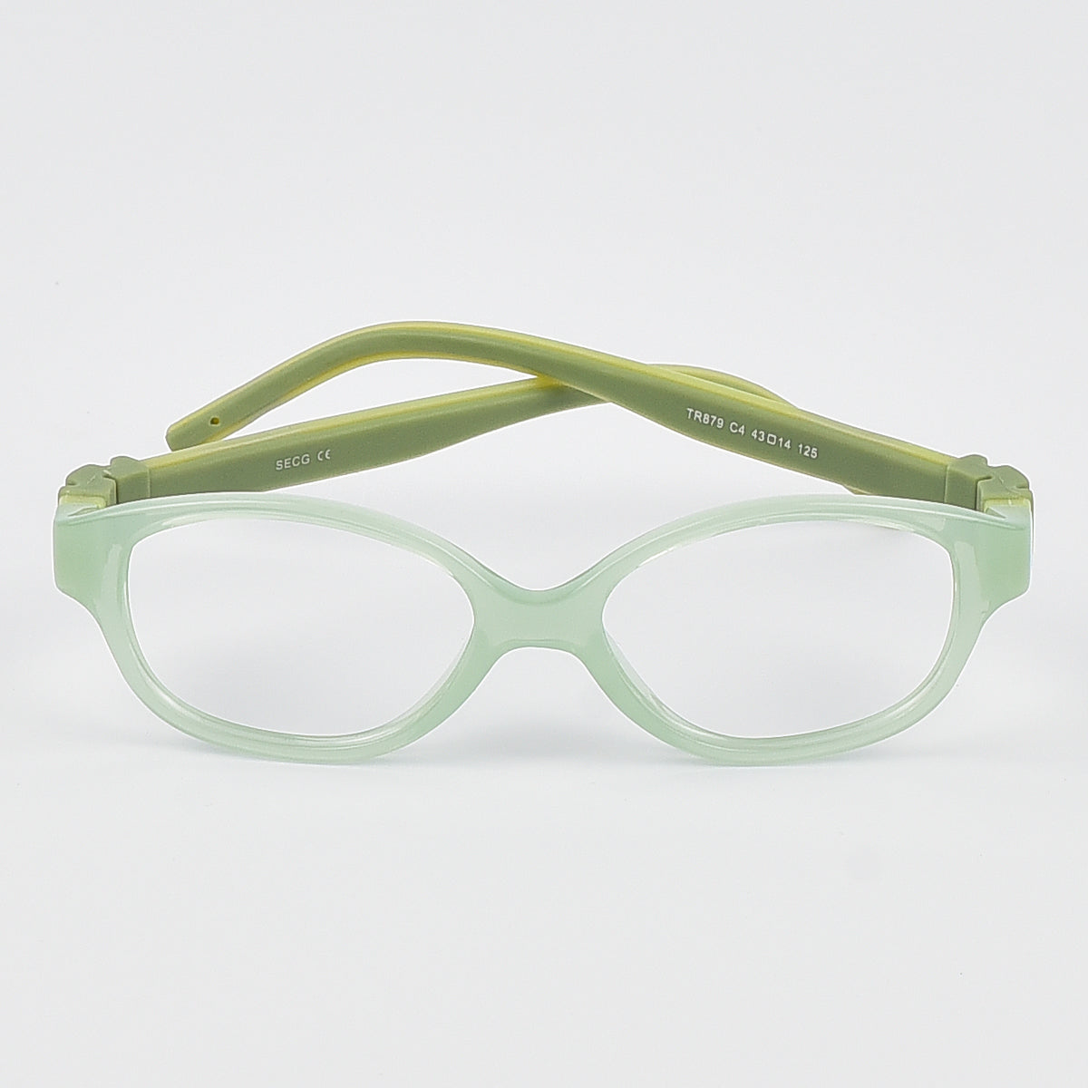 Children Glasses Size 43 No Screw Flexible Silicone Bendable Optical Frame Kids Eyeglasses Boys Girls For Ages 2-3Yrs