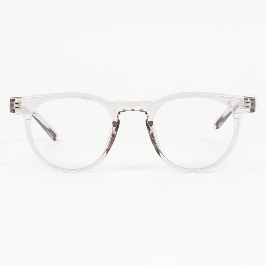 Translucent Semi Round Eye Glasses
