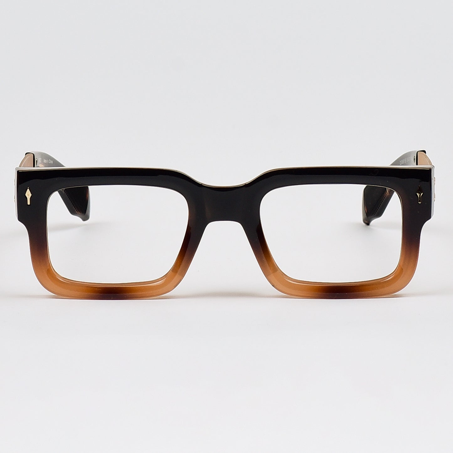 Thick Rectangular Frame Glasses For Men - Women