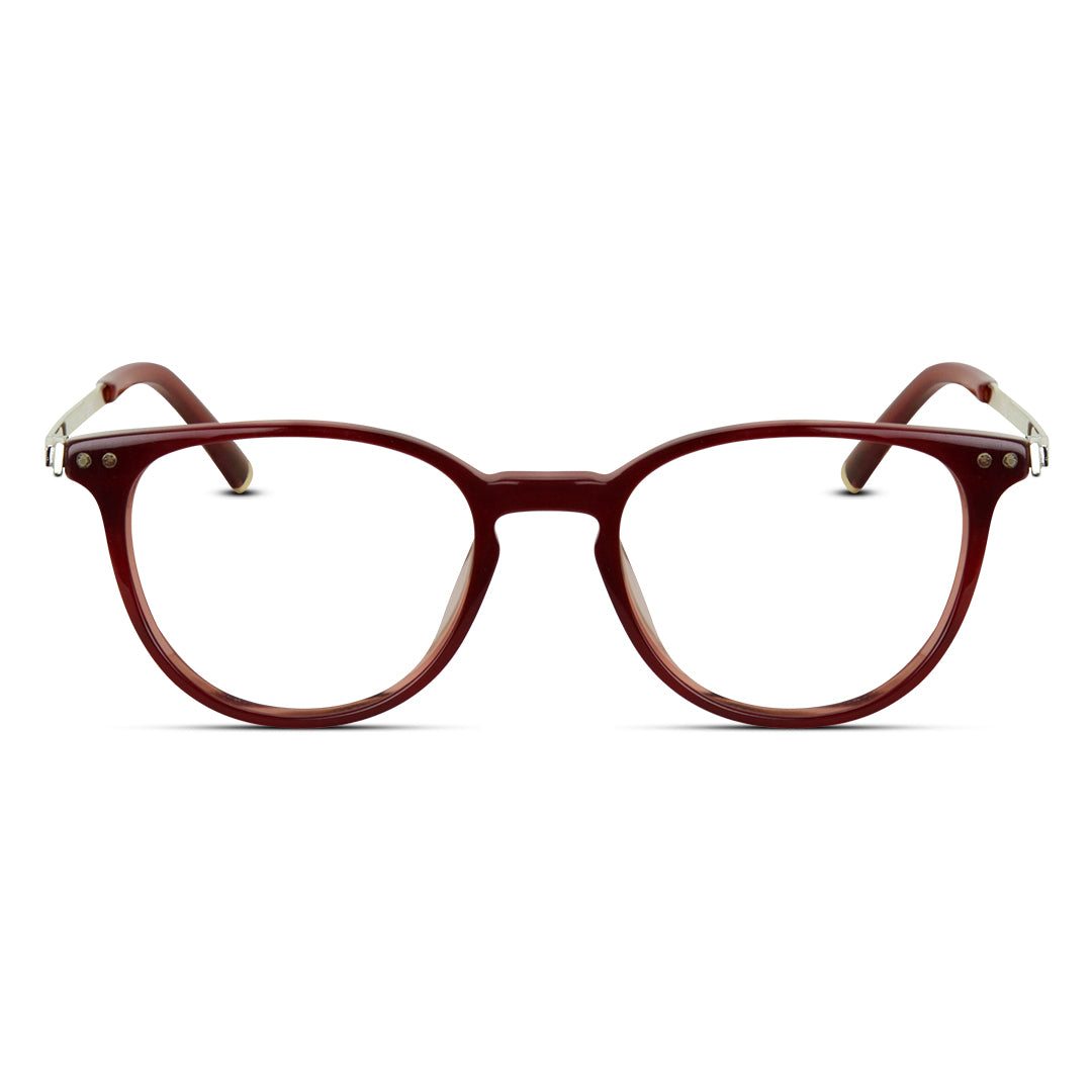 Semi Round Acetate Medium Unisex Eyeglasses