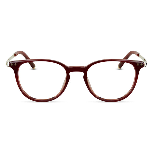 Semi Round Acetate Medium Unisex Eyeglasses
