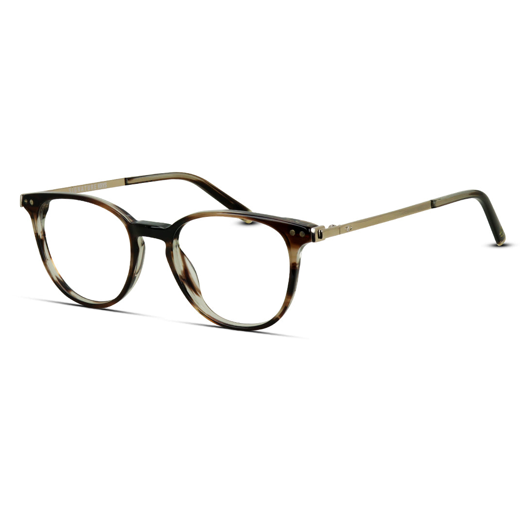 Semi Round Acetate Medium Unisex Eyeglasses