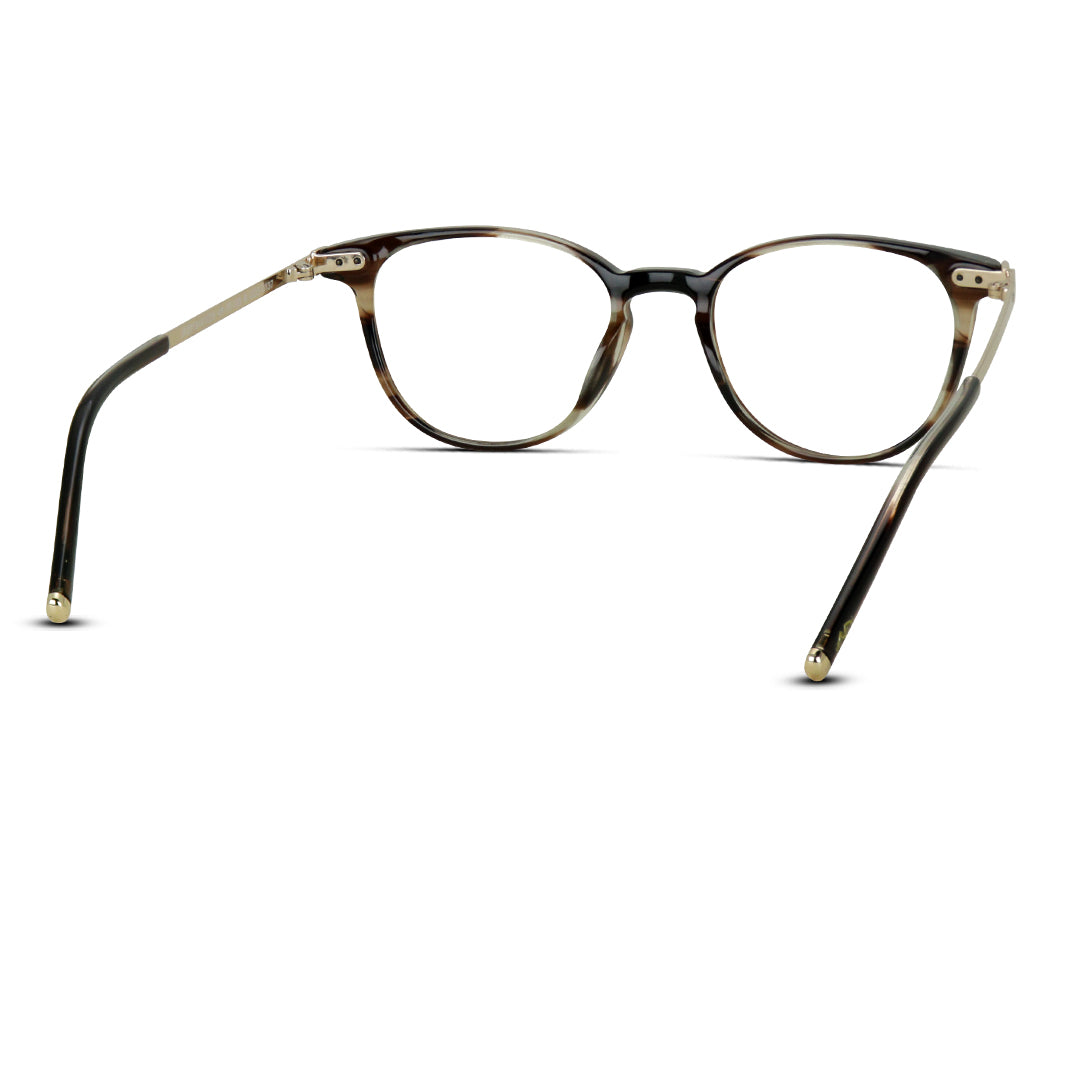 Semi Round Acetate Medium Unisex Eyeglasses