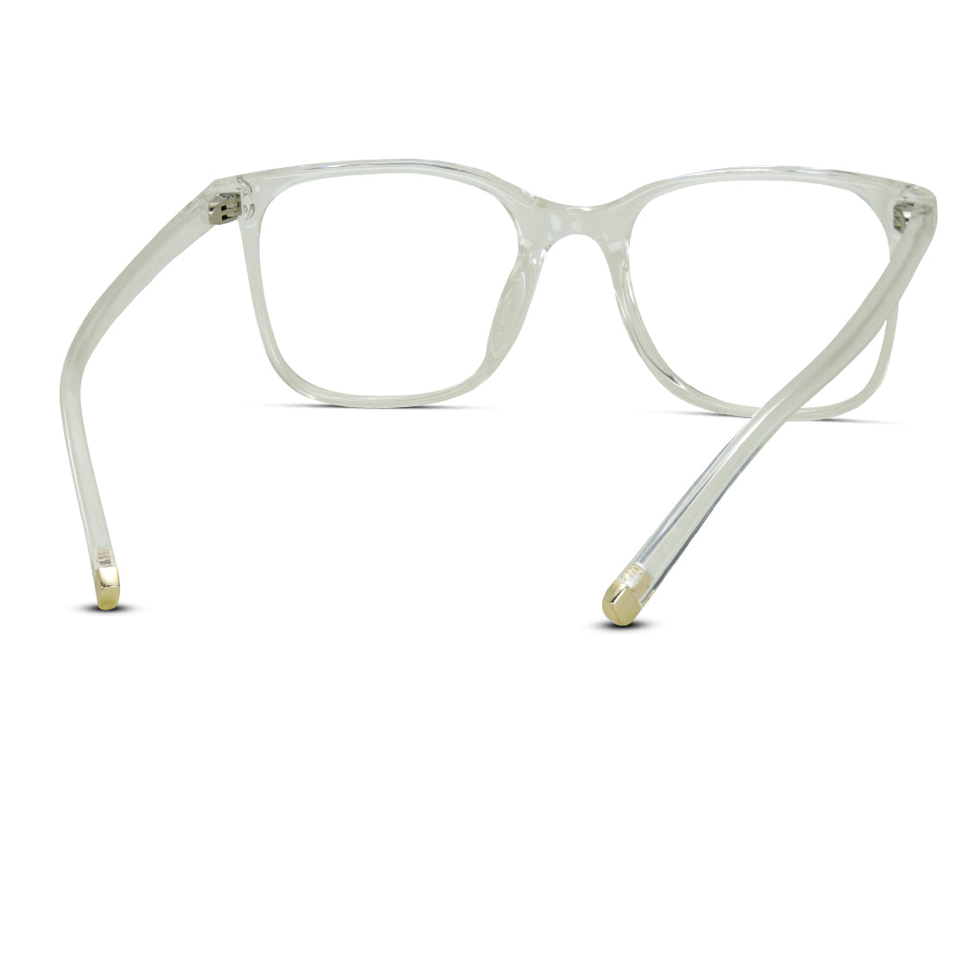 Square Plastic Unisex Eyeglasses