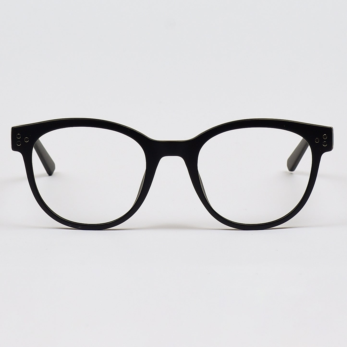 Ultra Light Round Flexible Clip-On Eyeglasses