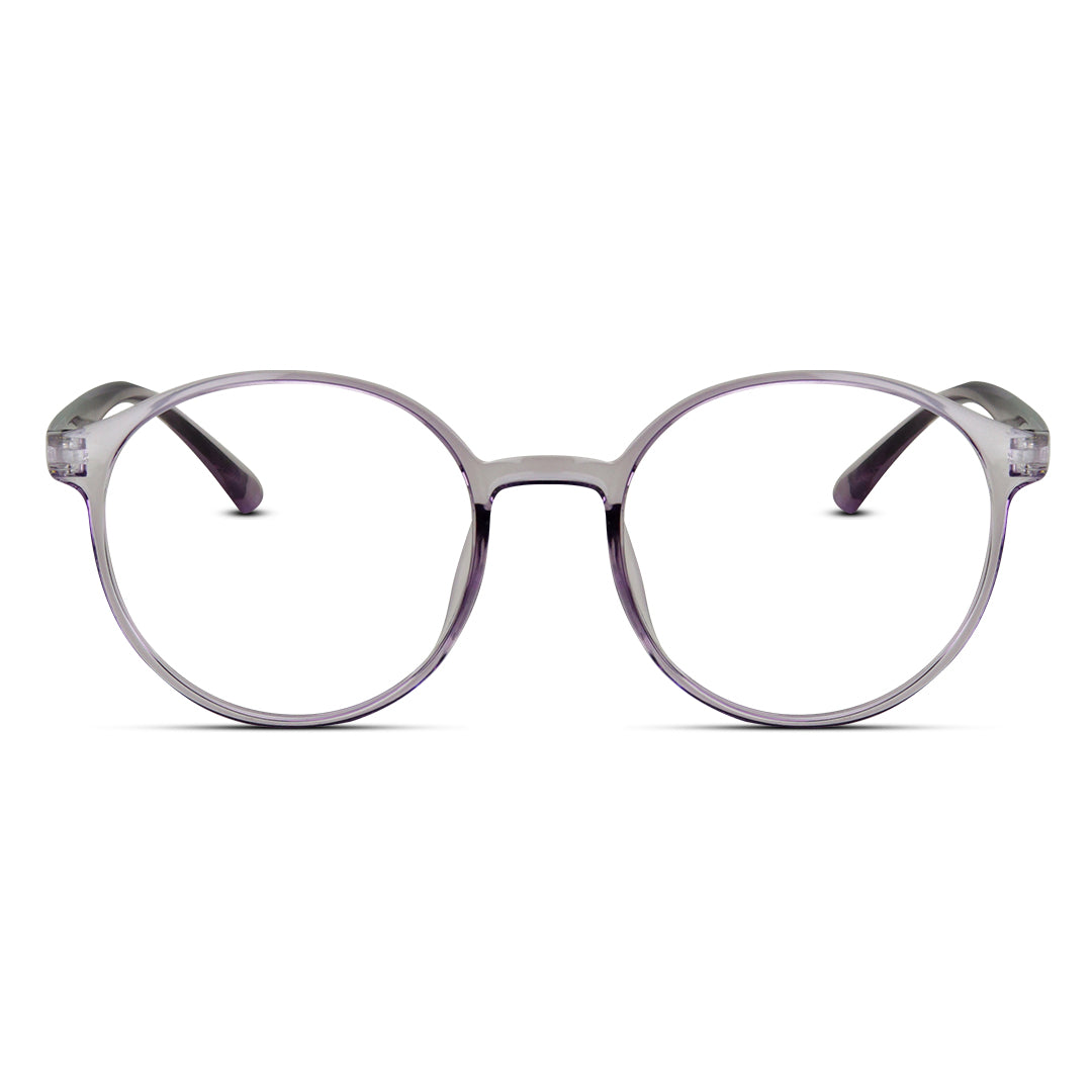 Round Plastic Over Sized Medium Women's Eyeglasses