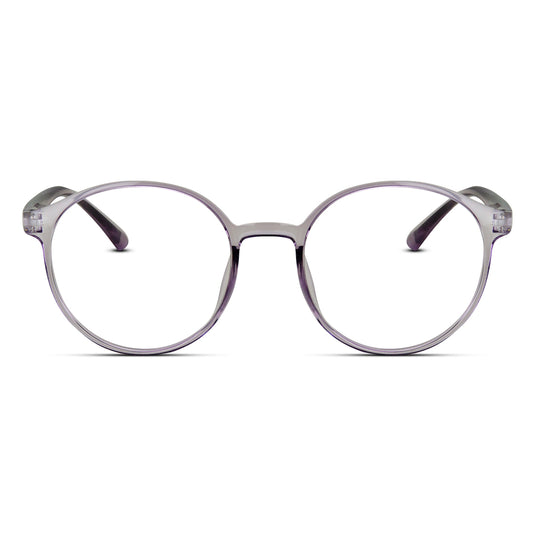 Round Plastic Over Sized Medium Women's Eyeglasses
