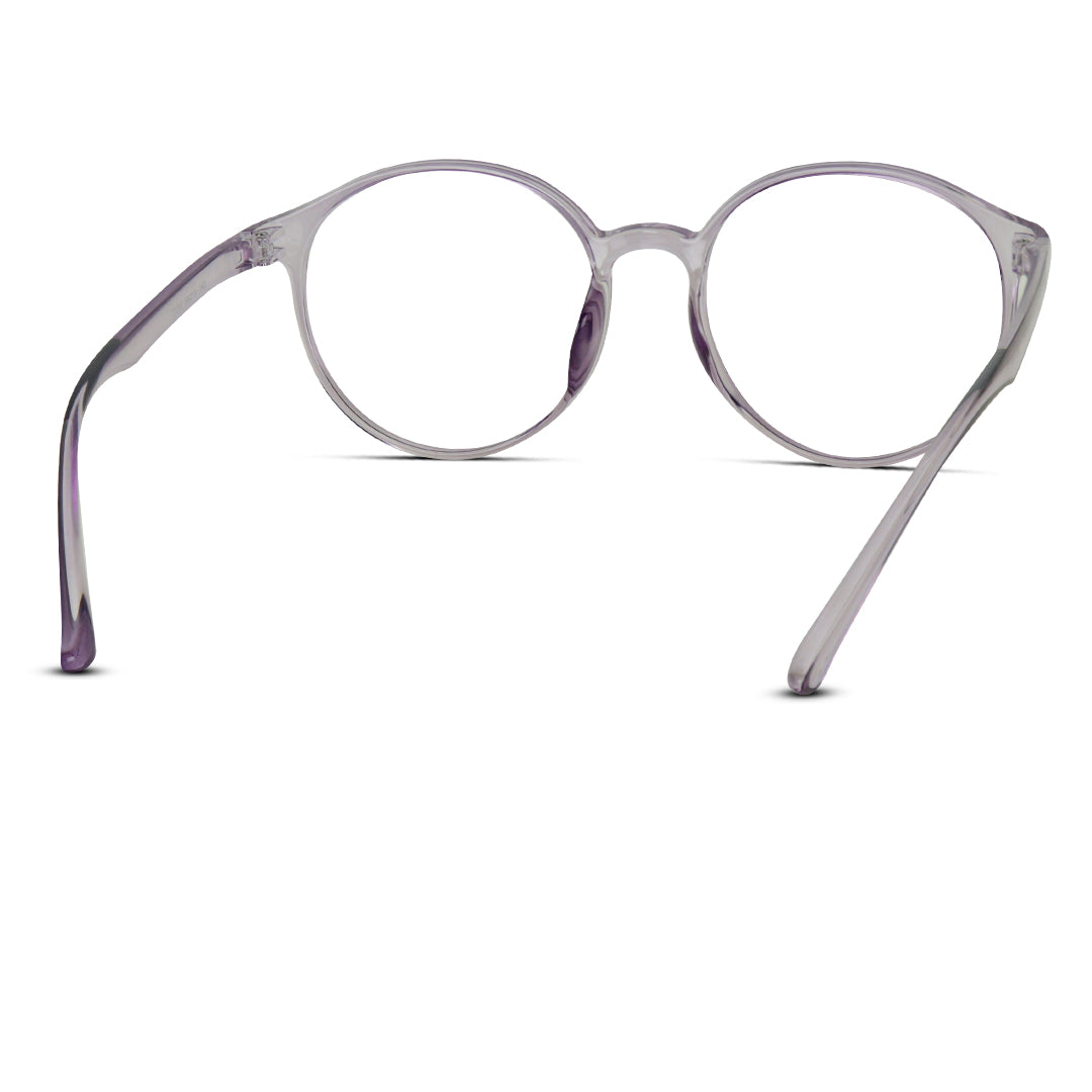 Round Plastic Over Sized Medium Women's Eyeglasses