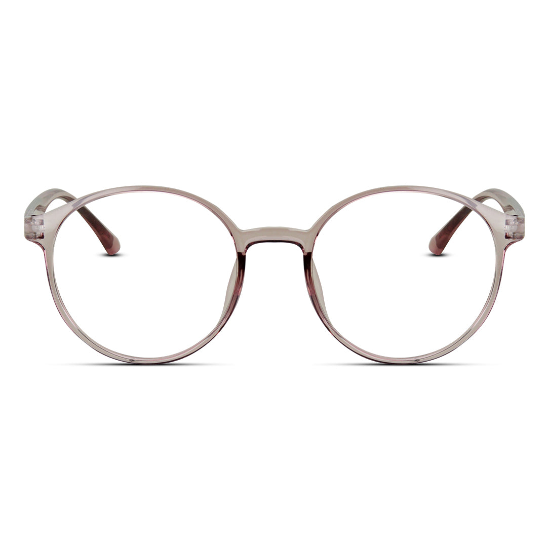 Round Plastic Over Sized Medium Women's Eyeglasses
