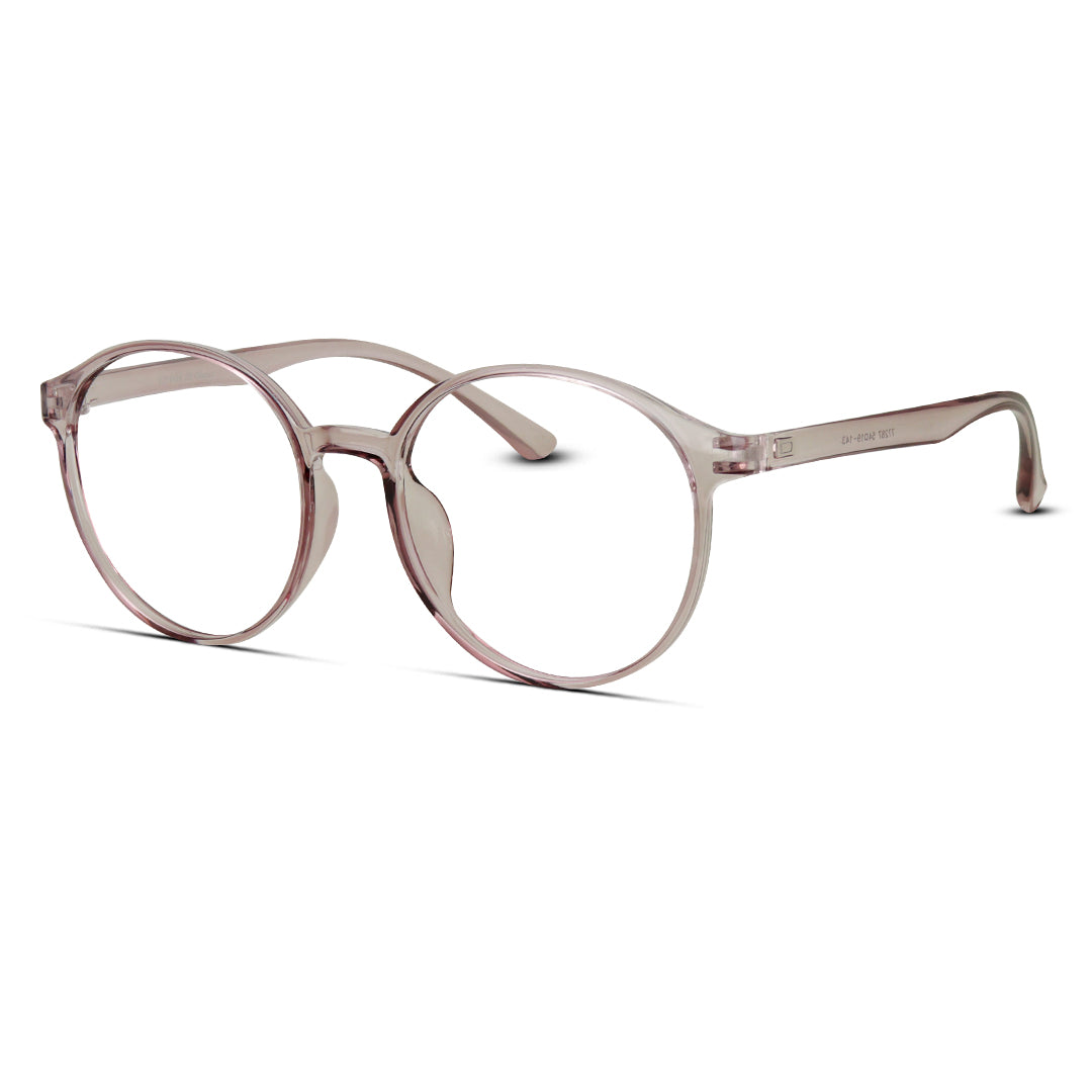 Round Plastic Over Sized Medium Women's Eyeglasses
