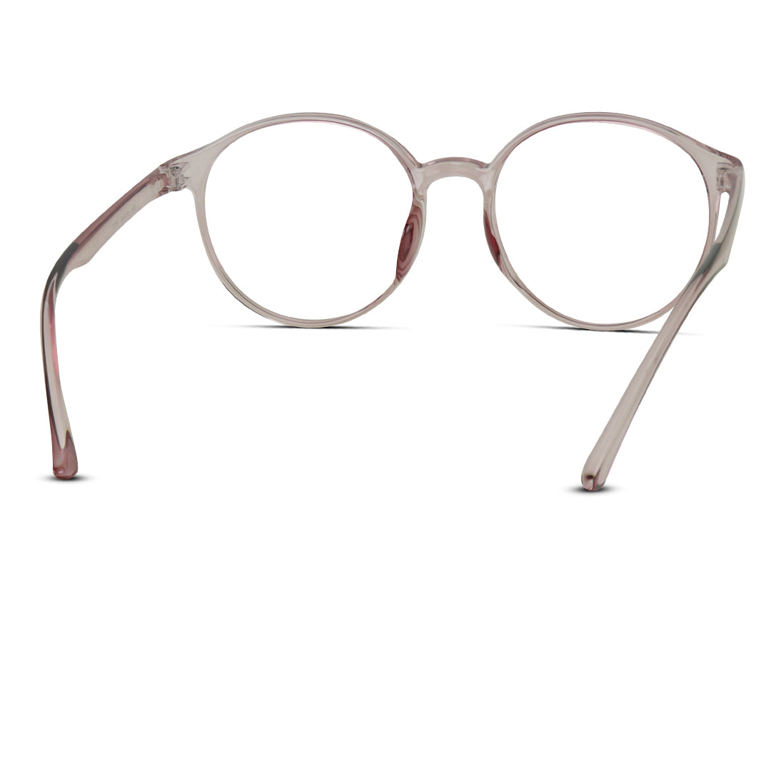 Round Plastic Over Sized Medium Women's Eyeglasses