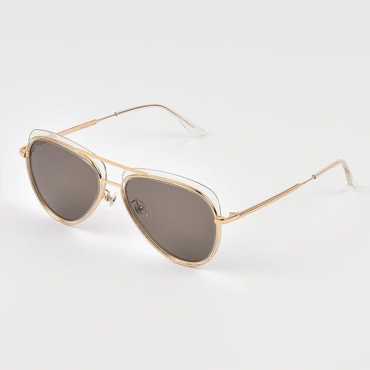 Retro Aviator Sun Glasses For Women