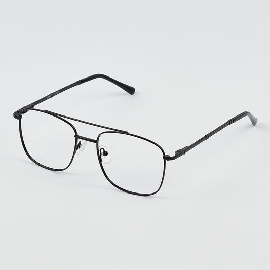 Metal Black Aviator Eye Glasses