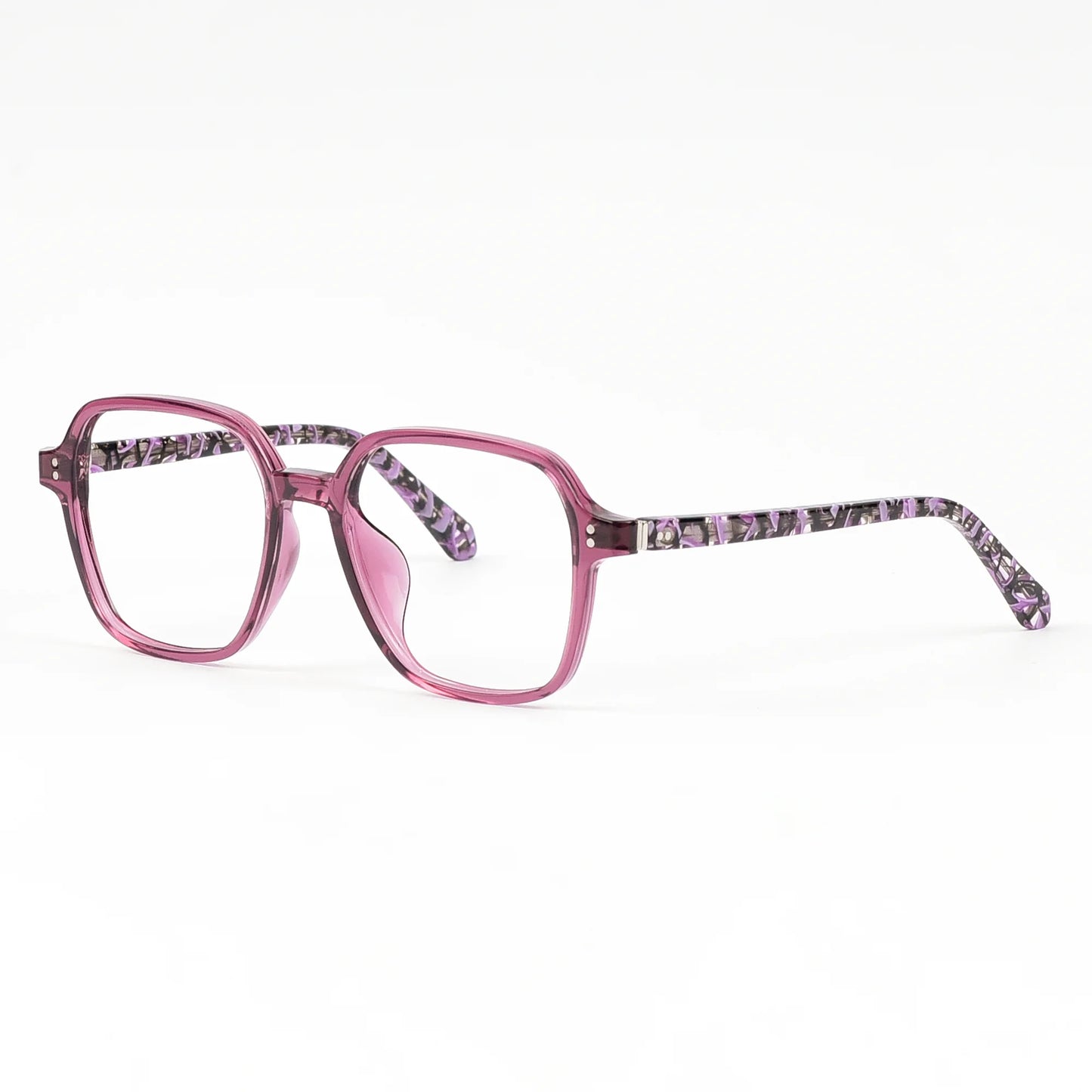 Square Stylish Over Sized Eye Glasses For Women