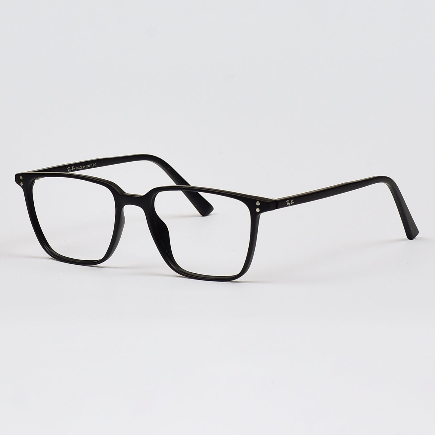 Square TR  Eye Glasses with Magnetic Polarized clip-on lens