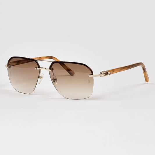 Luxurious Design with Gradient Lenses and a Distinctive "C" Detail.