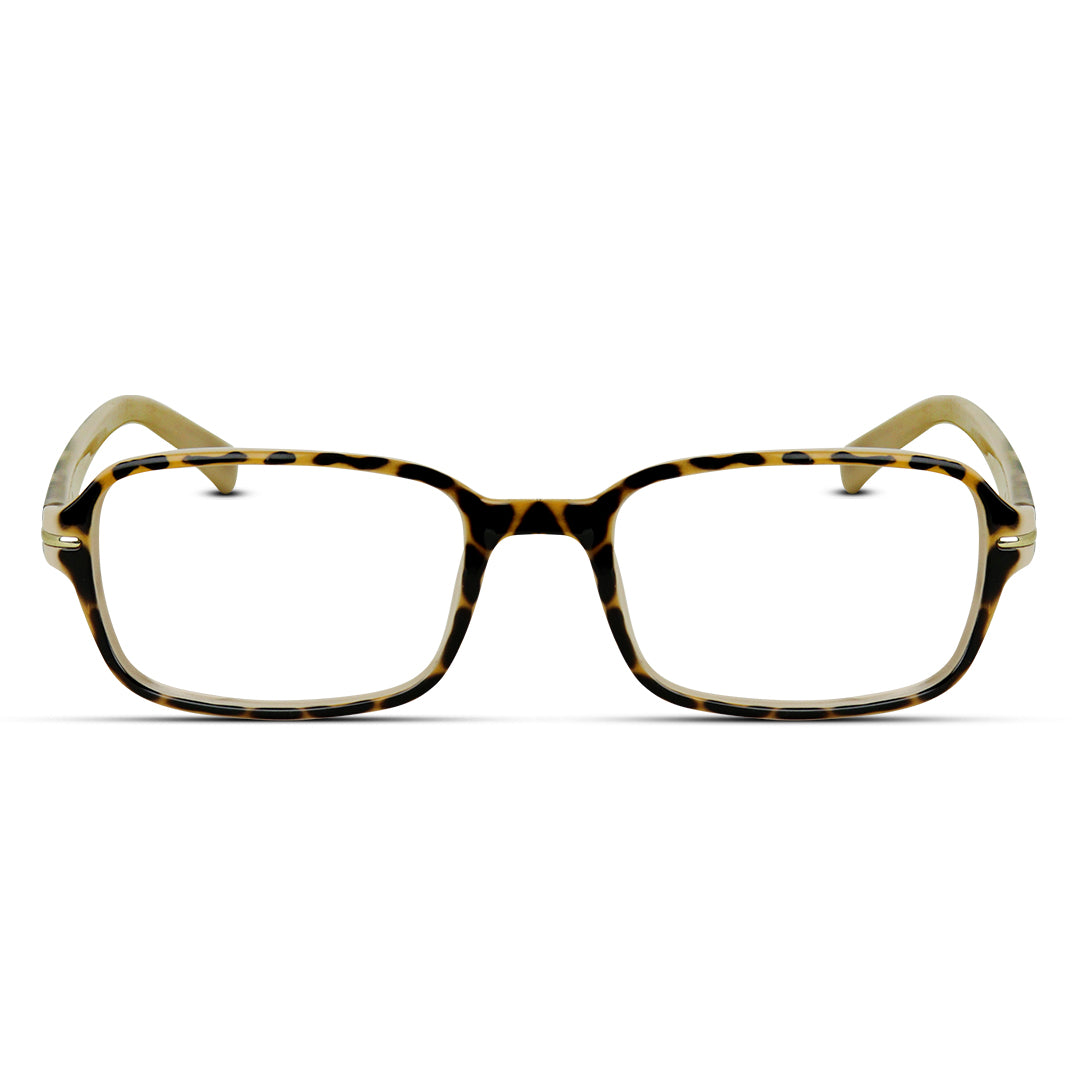 Rectangle Plastic Medium Eyeglasses