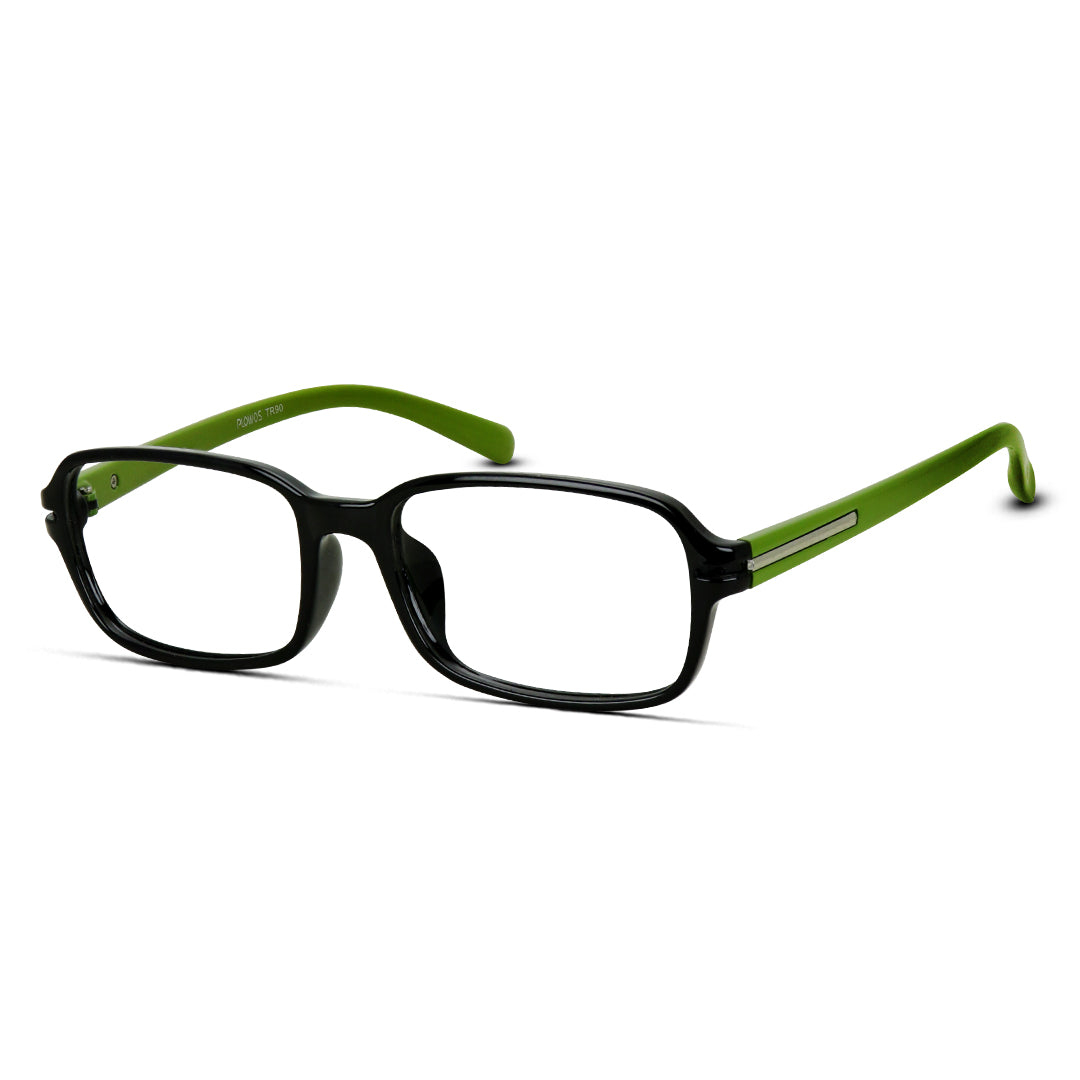 Rectangle Plastic Medium Eyeglasses