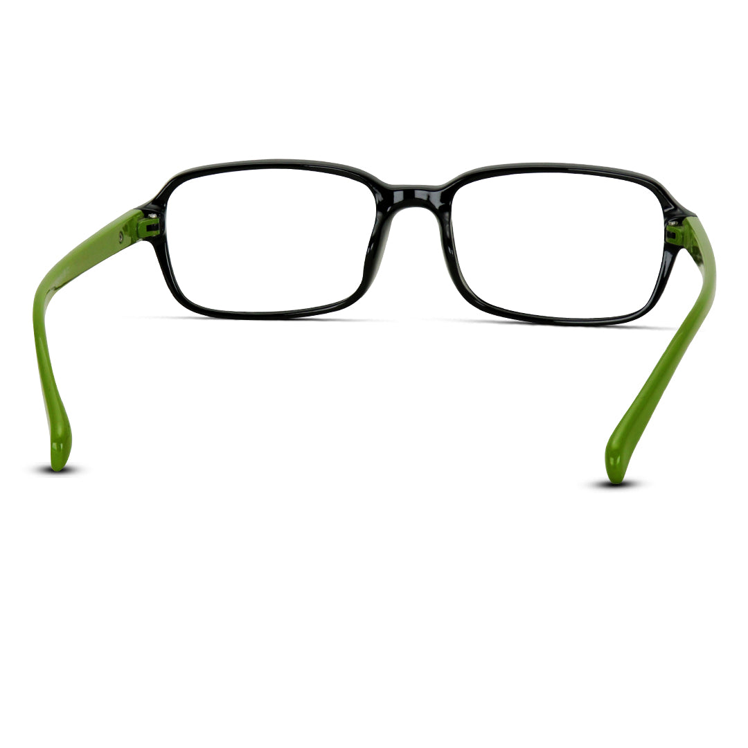 Rectangle Plastic Medium Eyeglasses