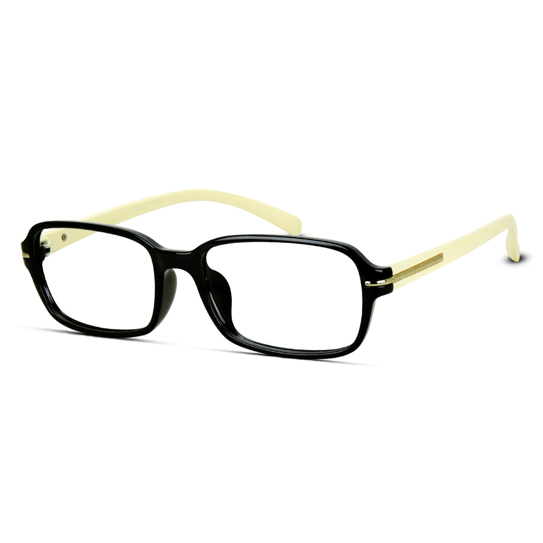 Rectangle Plastic Medium Eyeglasses