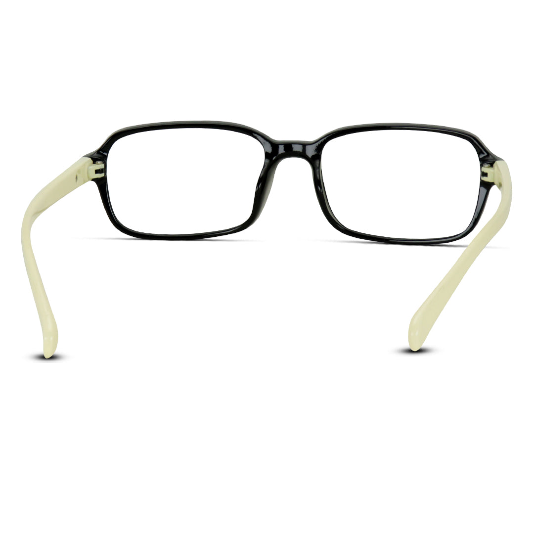 Rectangle Plastic Medium Eyeglasses