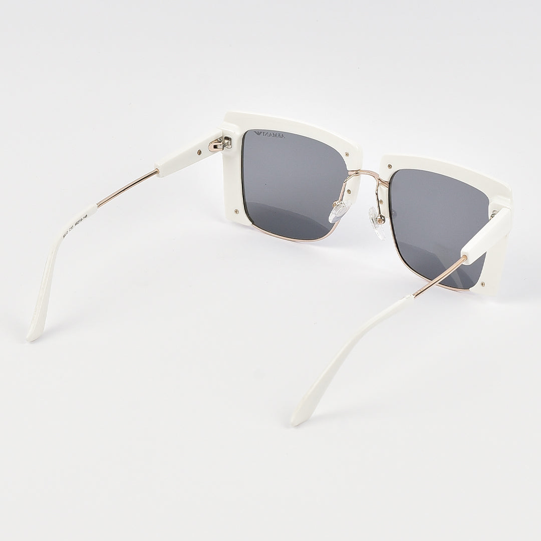 New Fashion Bold Plastic with Contrasting Gold Sun Glasses For Women