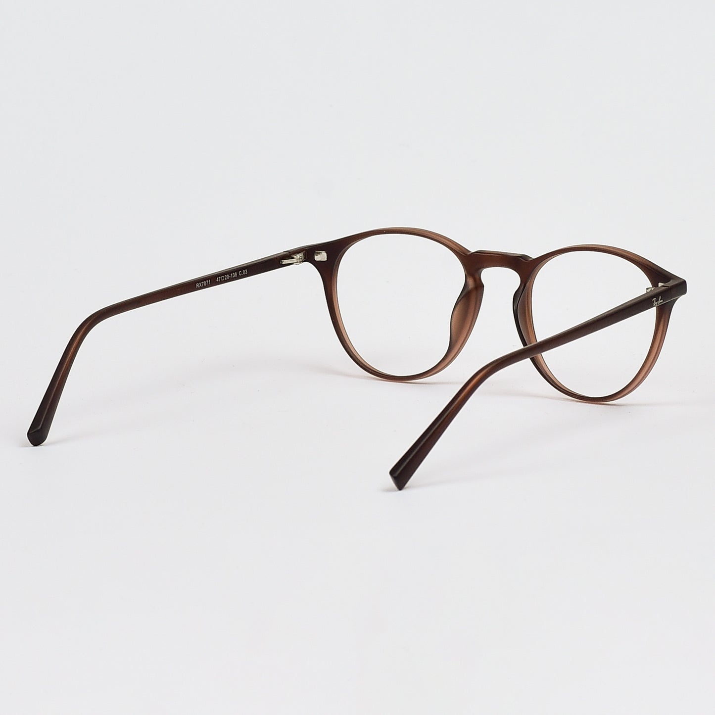 Mid Night Round Snap Clip-on Unisex Eyeglasses