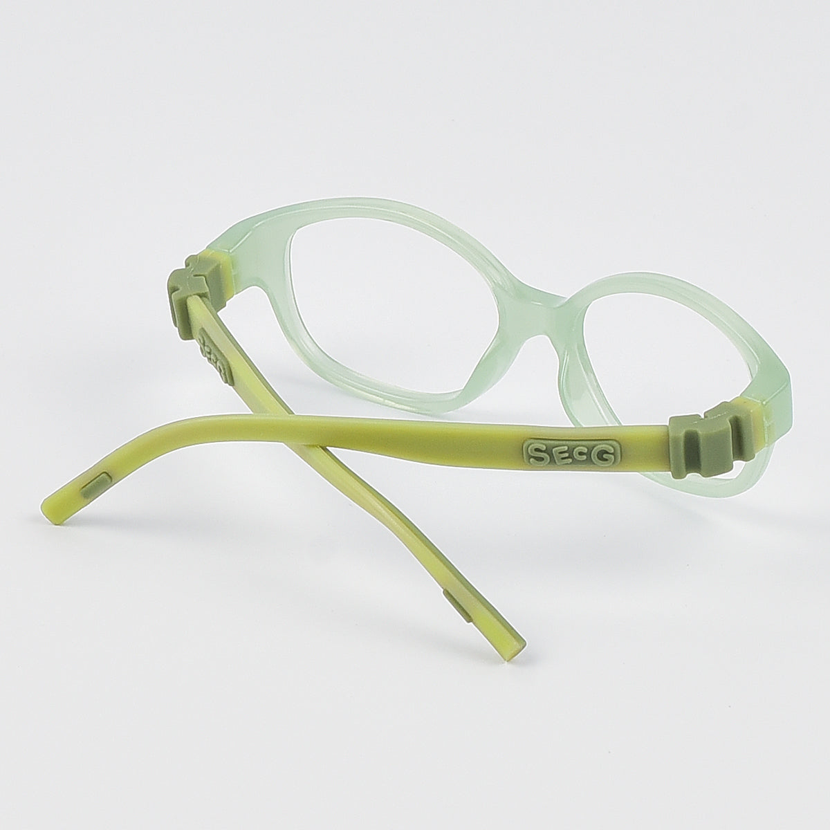 Children Glasses Size 43 No Screw Flexible Silicone Bendable Optical Frame Kids Eyeglasses Boys Girls For Ages 2-3Yrs