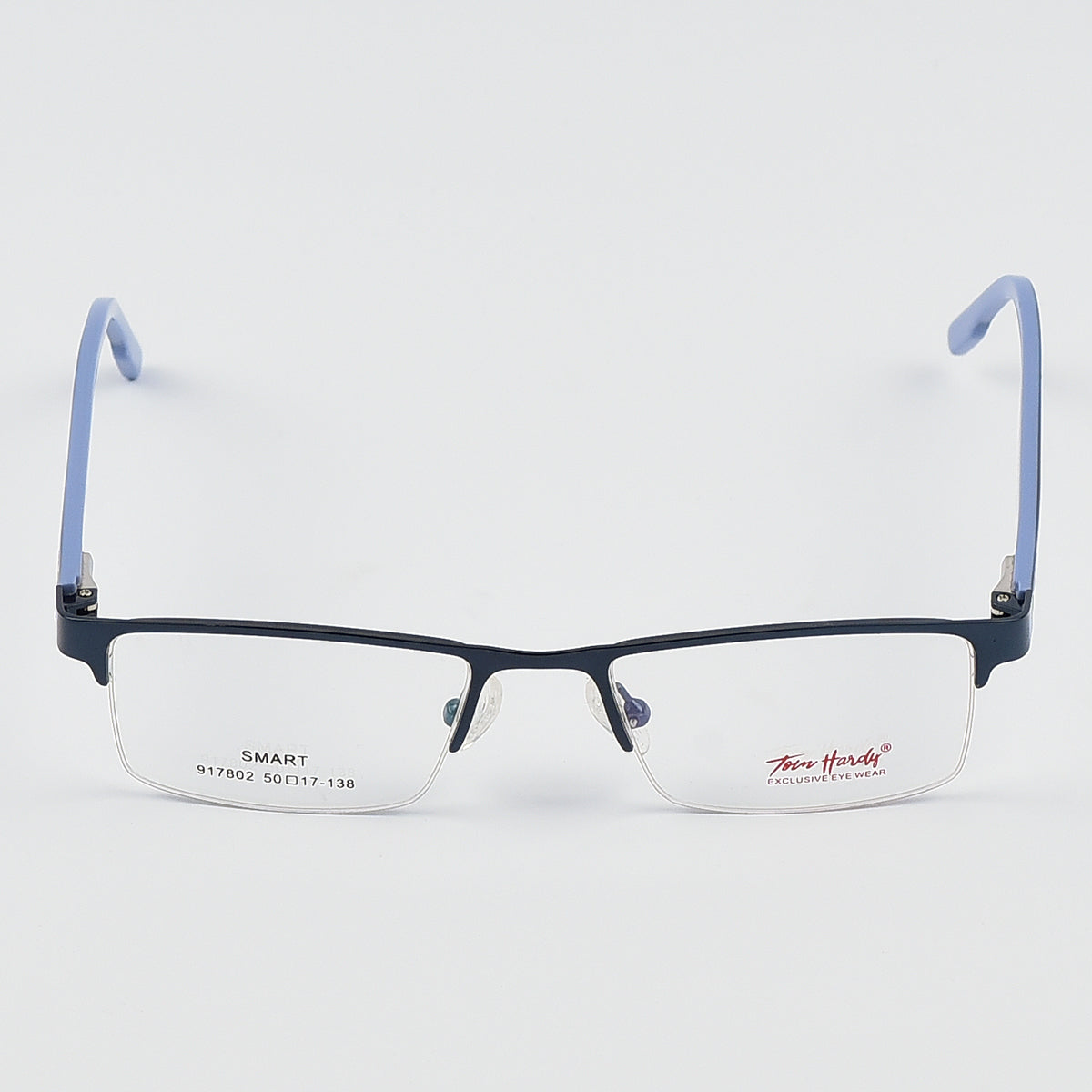 Narrow Half Rim Less Eye Glasses For Men - Women