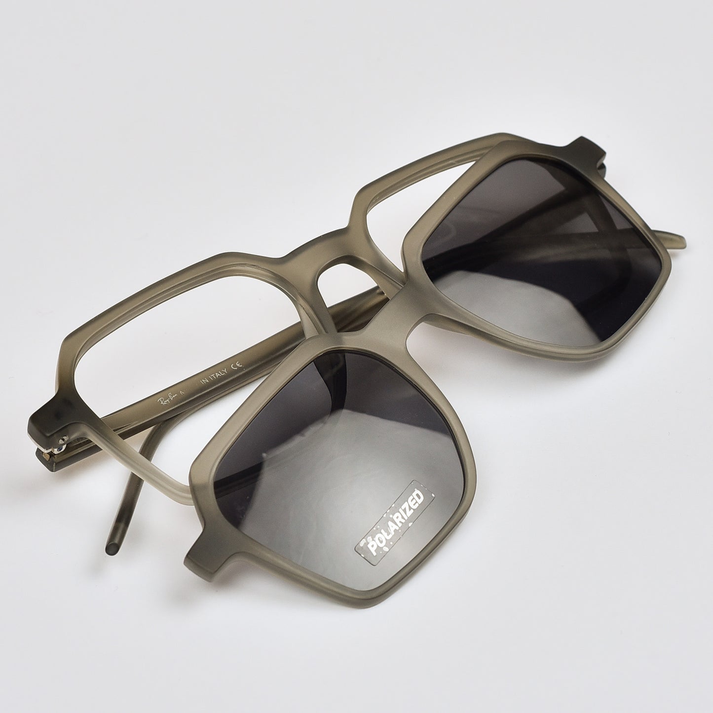 2 in 1 Magnetic Detachable / Clip-on Unisex  Square Eyeglasses