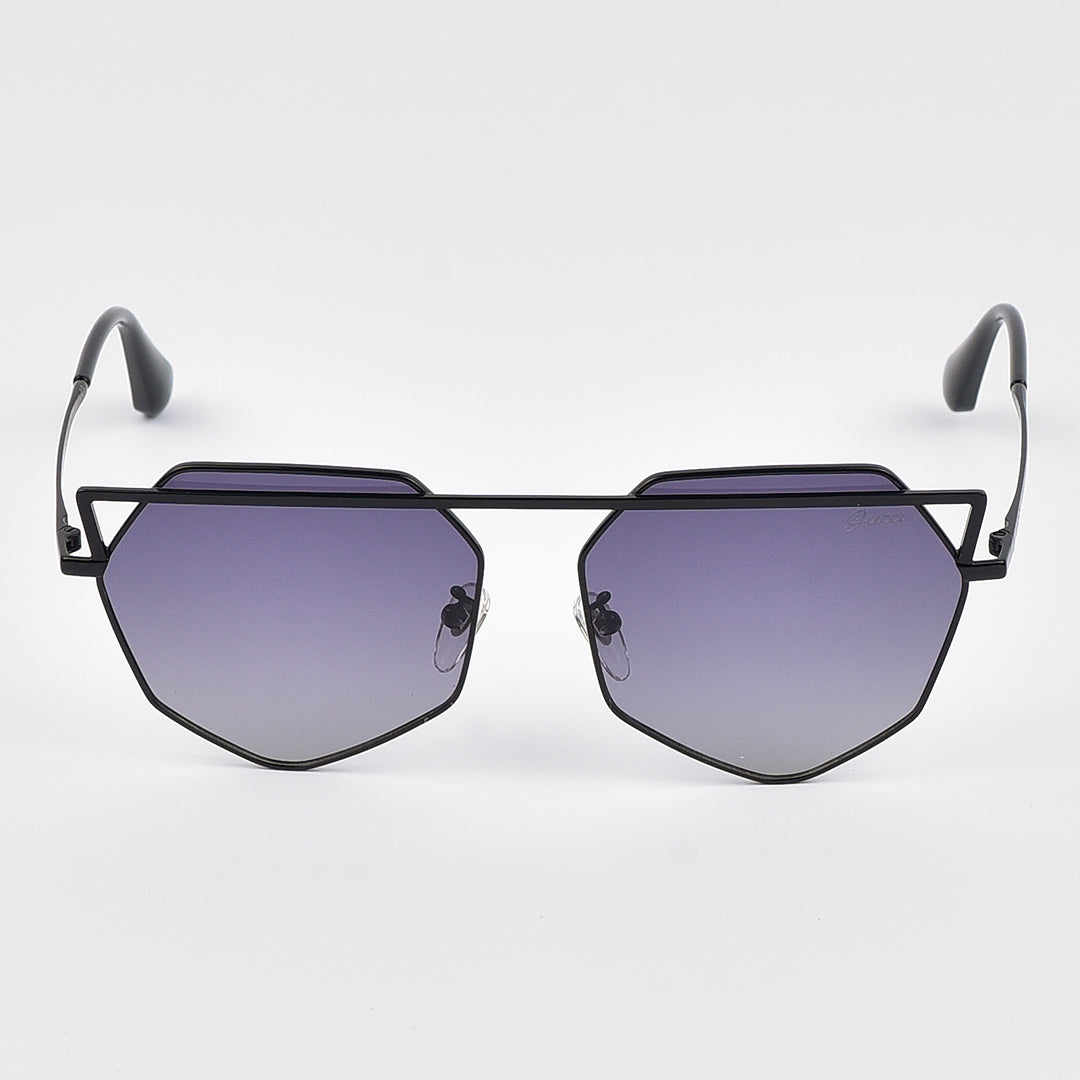 Geometric Cat Eye Sun Glasses For Women (Polarized)