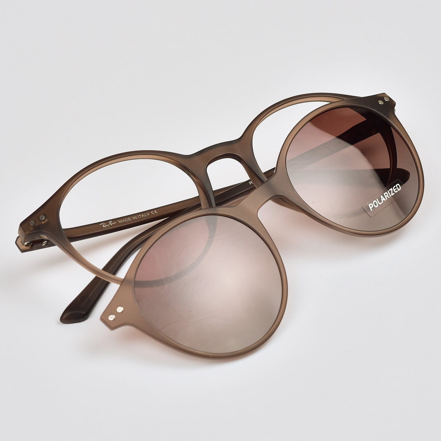 Round Clip-on Unisex Eyeglasses