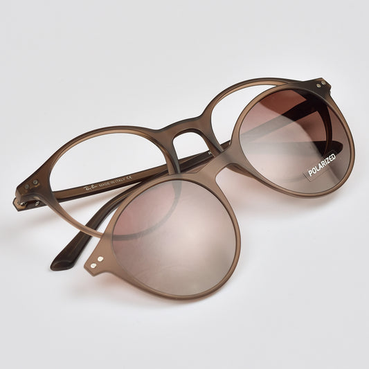 Round Clip-on Unisex Eyeglasses