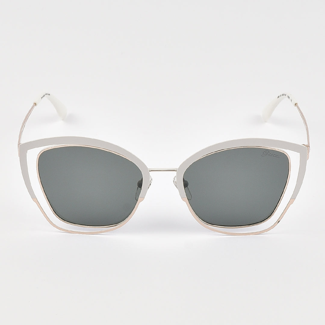 Double Rim Cat Eye Polarized Sun Glasses For Women