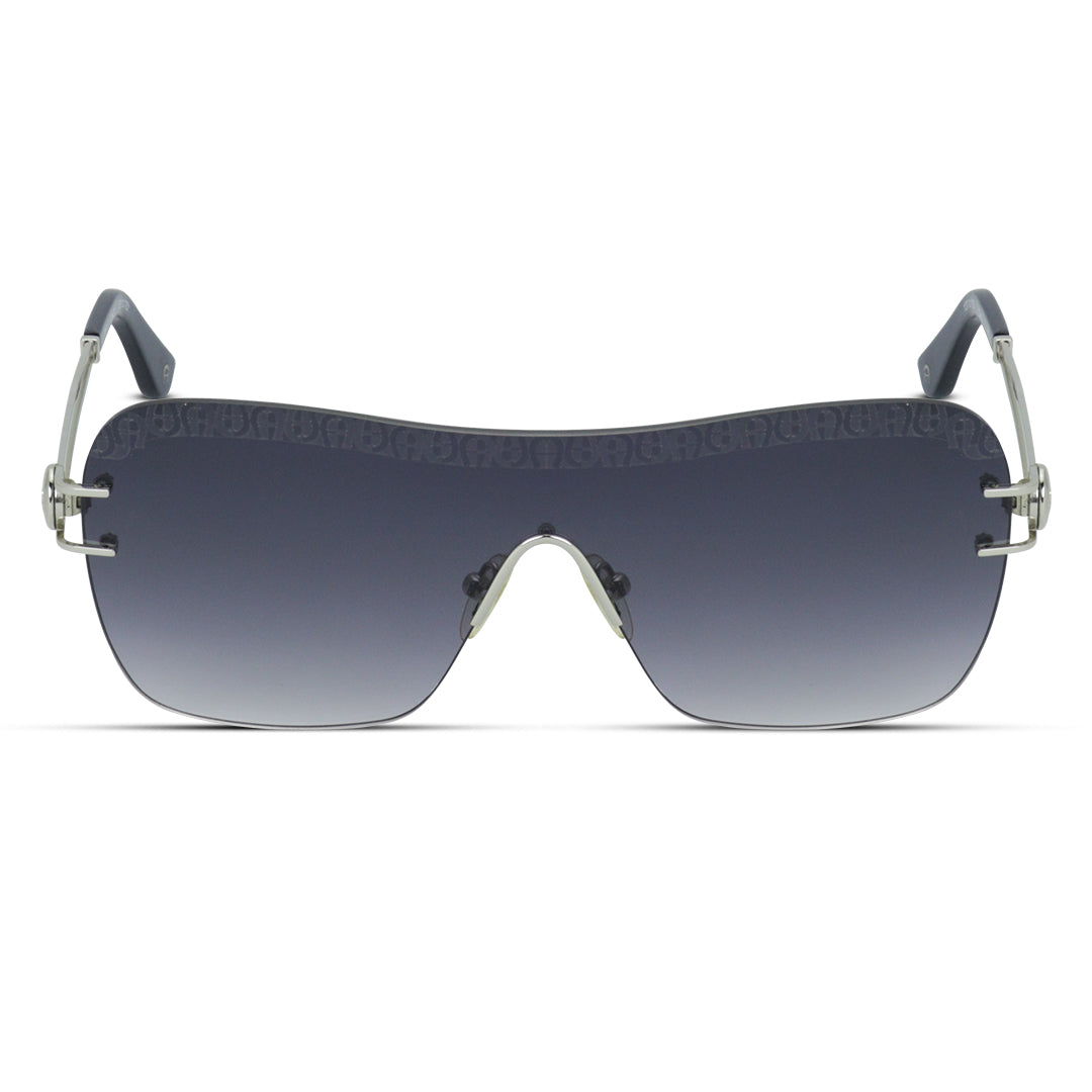 Rectangular One-Piece Rimless Medium Unisex Sunglasses