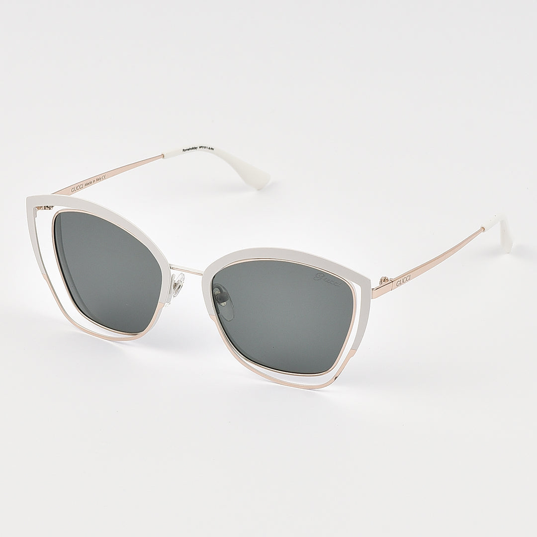 Double Rim Cat Eye Polarized Sun Glasses For Women