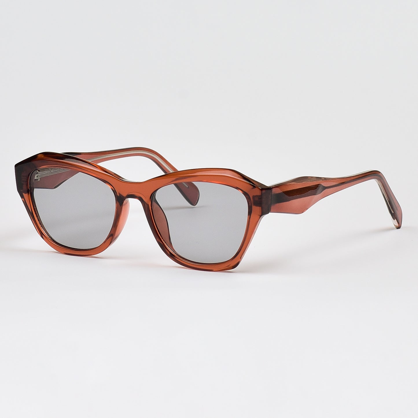 Retro Thick Cat Eye Sun Glasses For Women