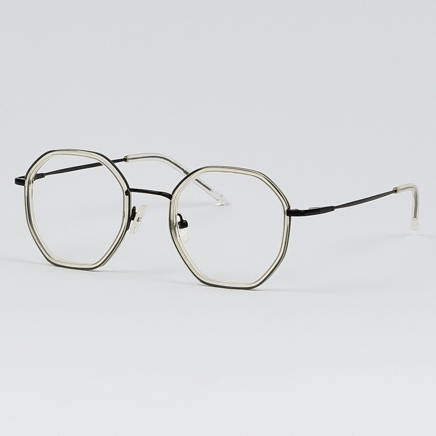 Light Weight Octagonal Metal Glasses
