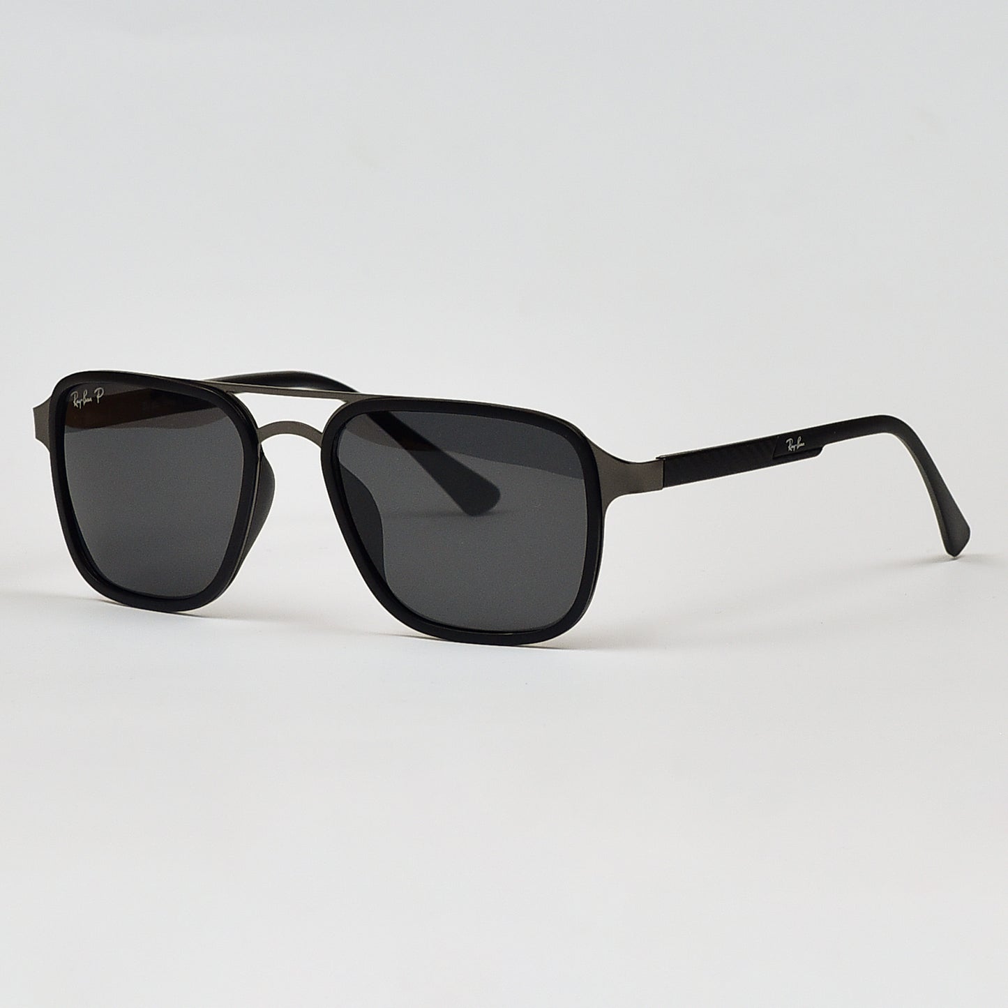 Square Shape  Double Bridge Design Sun Glasses