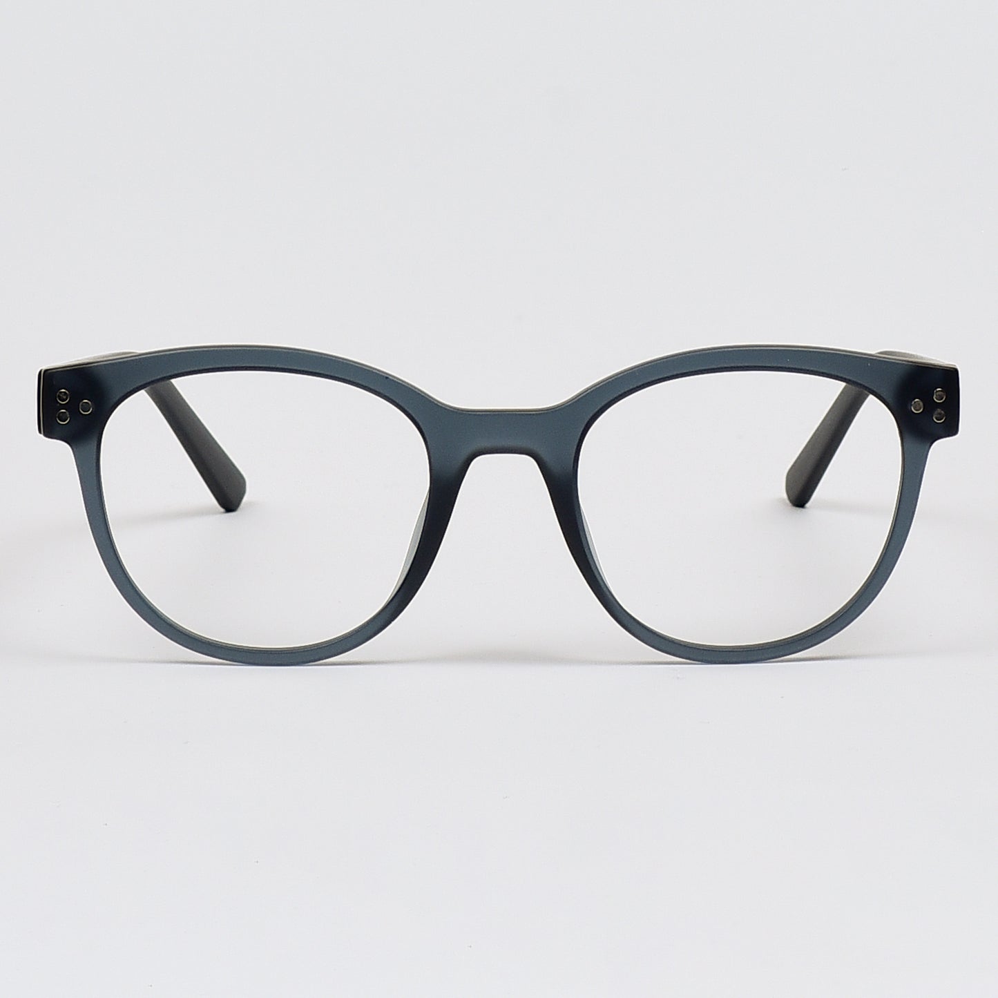 Ultra Light Round Flexible Clip-On Eyeglasses