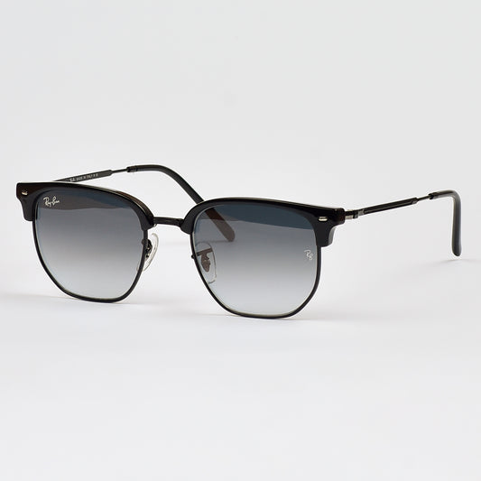 RB4416 New Club Master Sunglasses with Geometric Edges.