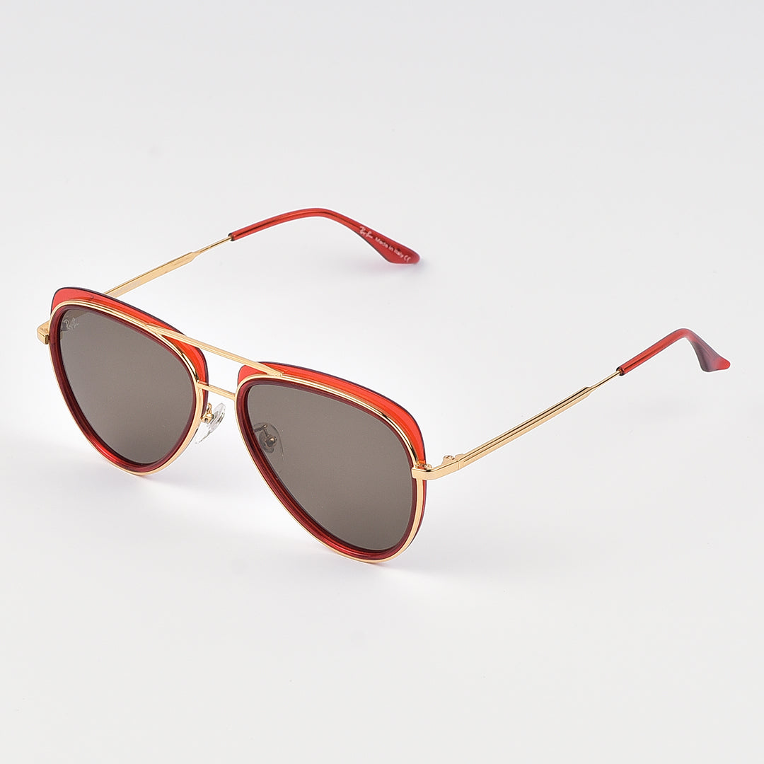 Retro Aviator Sun Glasses For Women