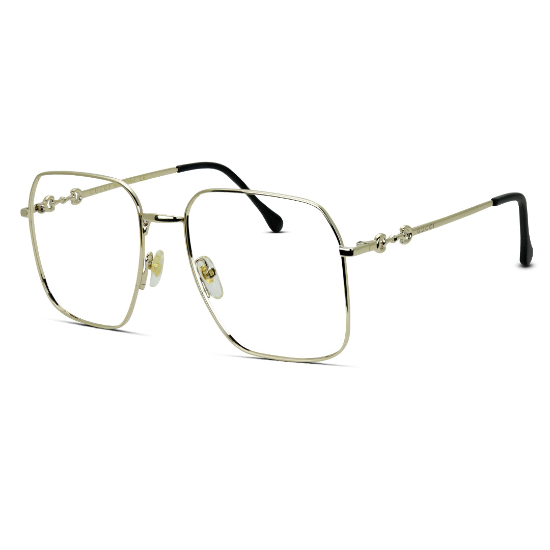 Square Metal Medium Men Women Premium Eyeglasses