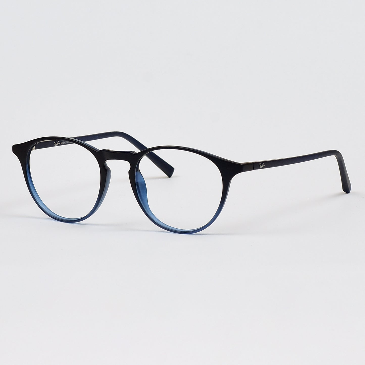Mid Night Round Snap Clip-on Unisex Eyeglasses