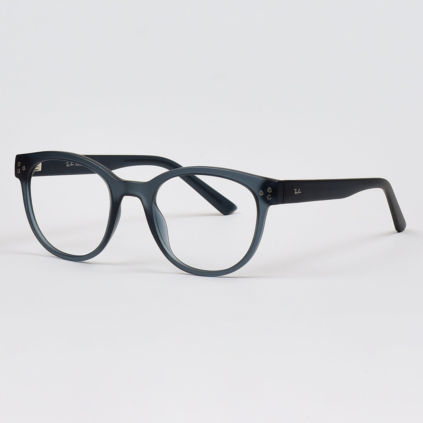 Ultra Light Round Flexible Clip-On Eyeglasses