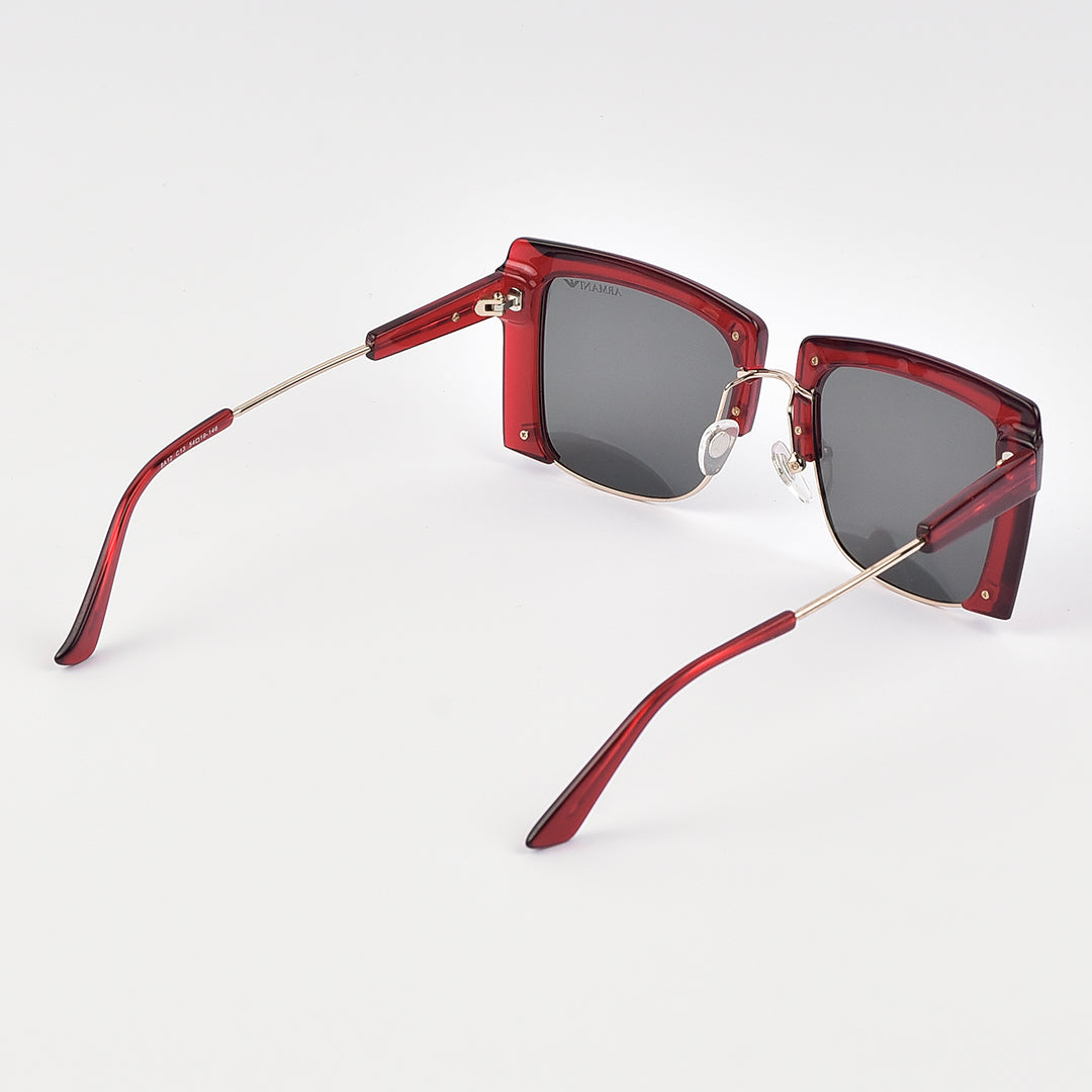 New Fashion Bold Plastic with Contrasting Gold Sun Glasses For Women