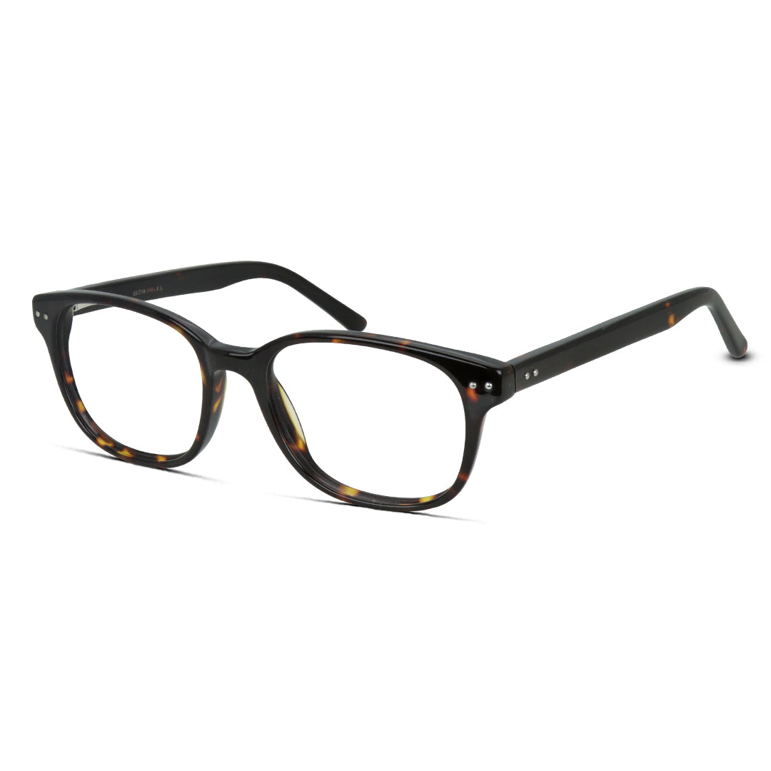 Square Acetate Medium Unisex Eyeglasses